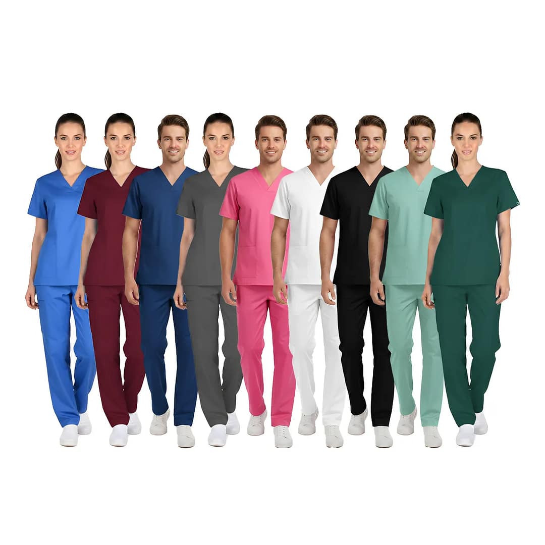 Conjunto Médico Enfermero Uniforme Salud