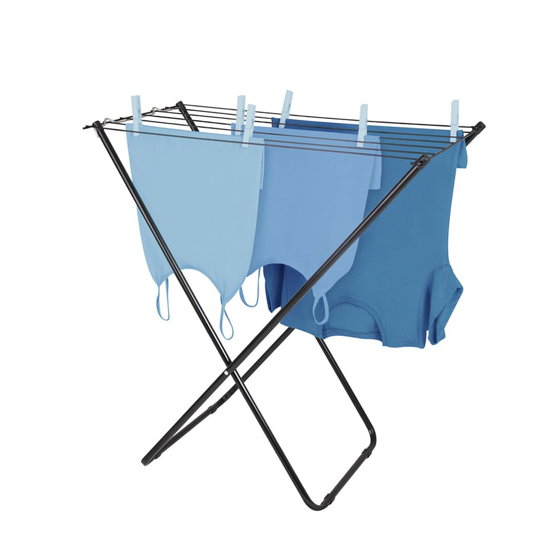 Tender Tendedero De Pie Acero 5.2 Mtrs Plegable Mor - Imagen 7