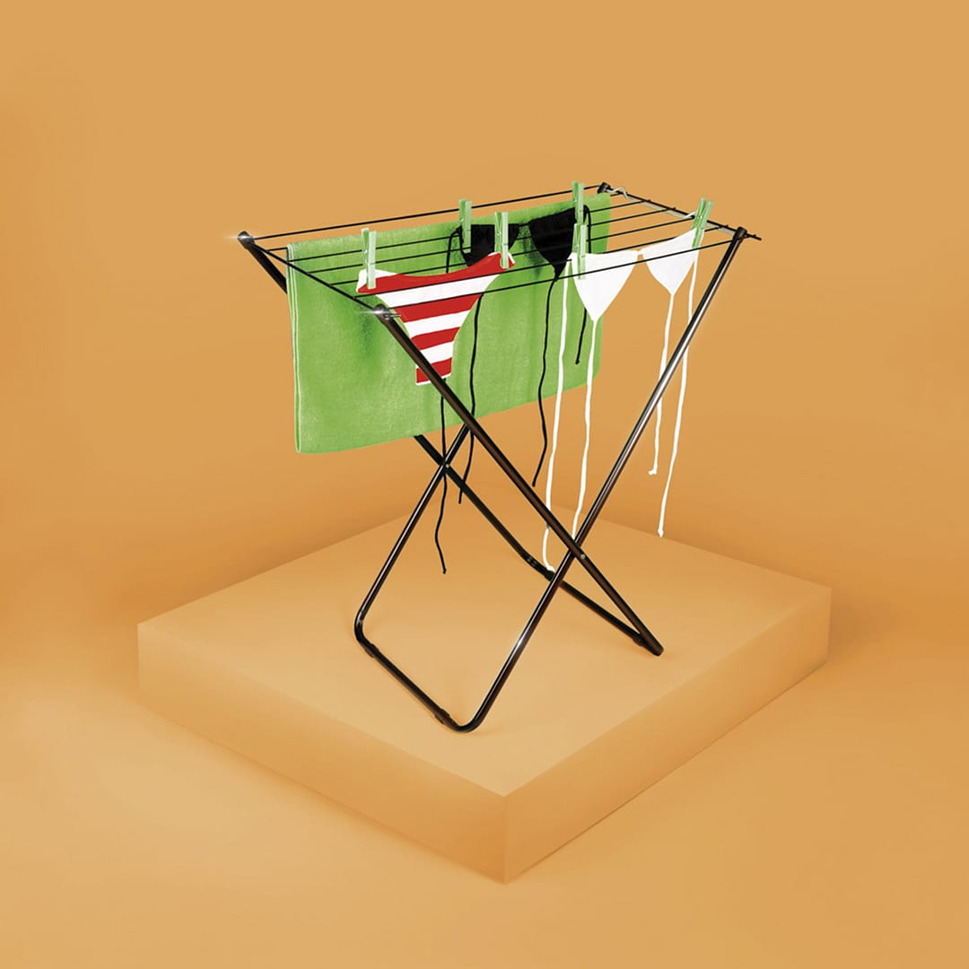 Tender Tendedero De Pie Acero 5.2 Mtrs Plegable Mor - Imagen 8