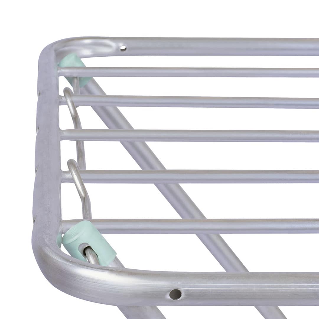 Tender Tendedero Ropa Pie Slim Aluminio 6 Mtrs Plegable Mor - Imagen 7
