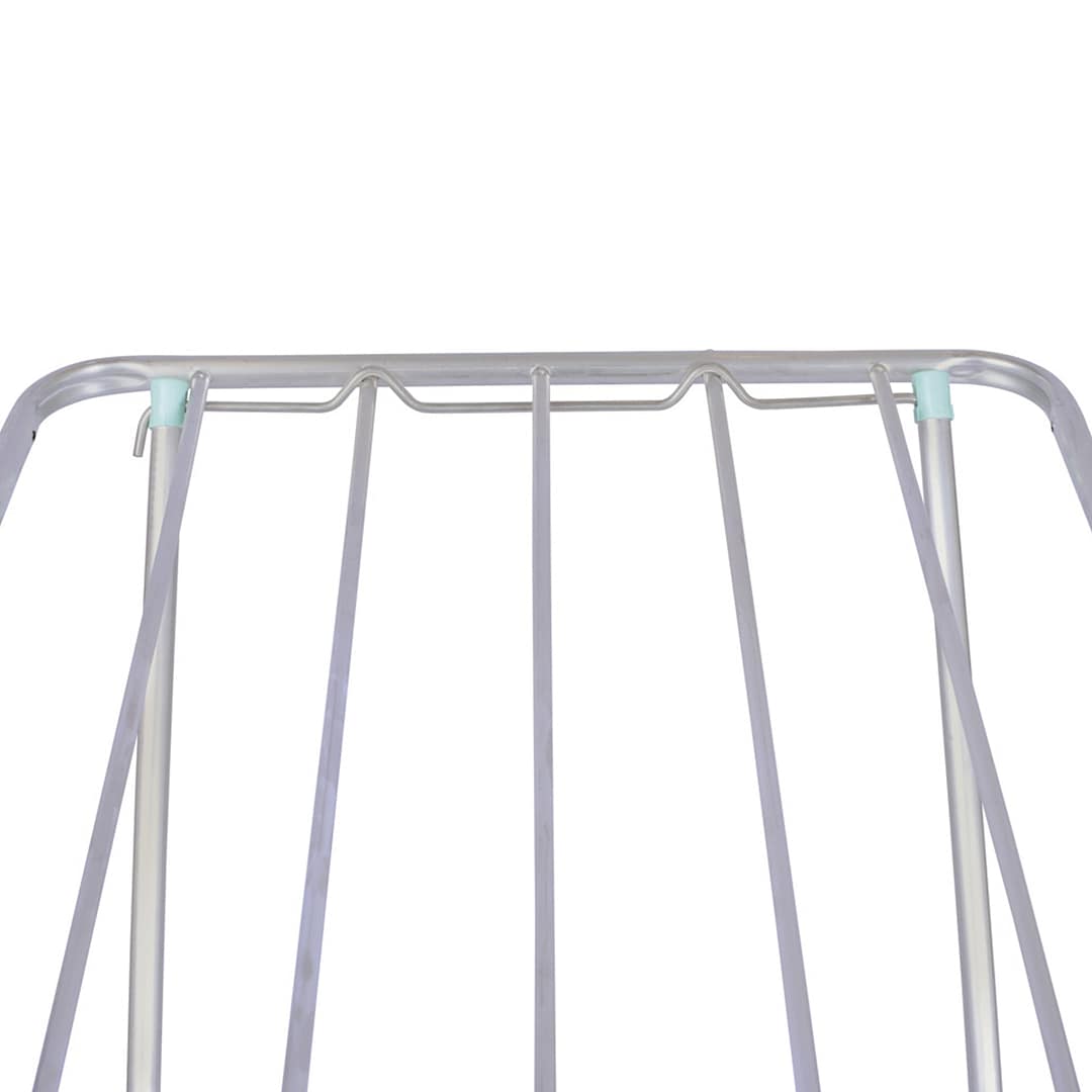 Tender Tendedero Ropa Pie Slim Aluminio 6 Mtrs Plegable Mor - Imagen 5