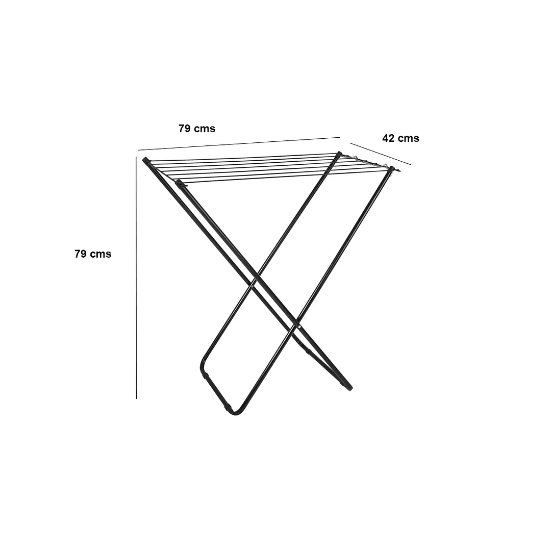 Tender Tendedero De Pie Acero 5.2 Mtrs Plegable Mor - Imagen 2
