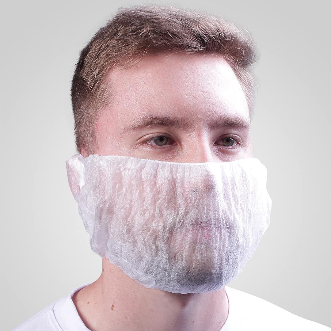 Protector Descartable De Barba TNT Pack 100u MundoTrabajo