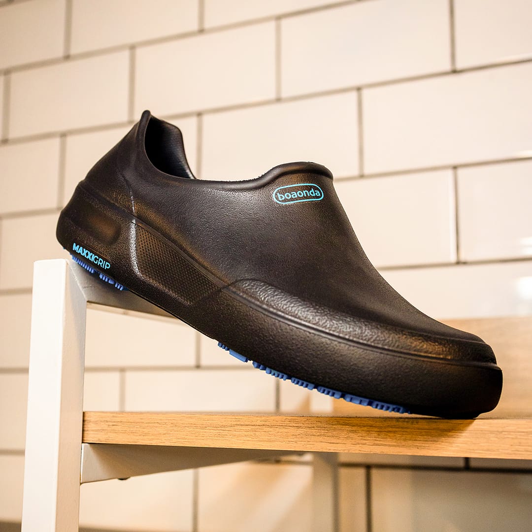 Zapato Zueco De Goma Antideslizante Negro Maxxi - Imagen 6