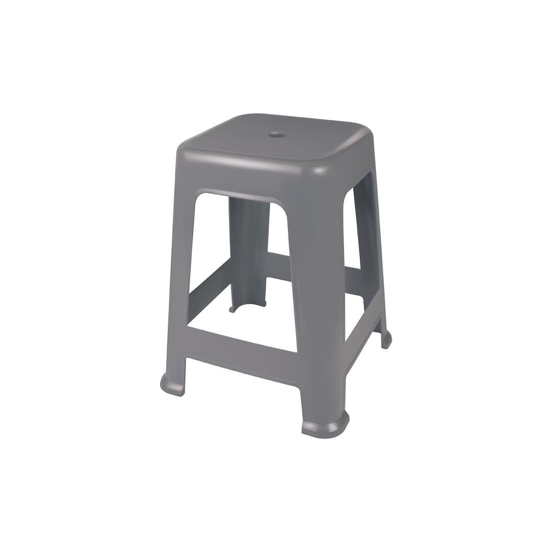 5 Bancos Banqueta Taburete Plástico Apilables Mor - Imagen 9