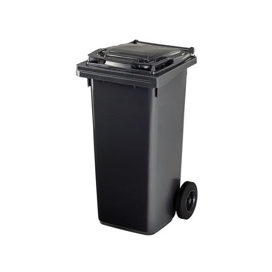 Contenedor Tacho Basura Residuos 100 Ltrs Tapa Y Ruedas - Imagen 5