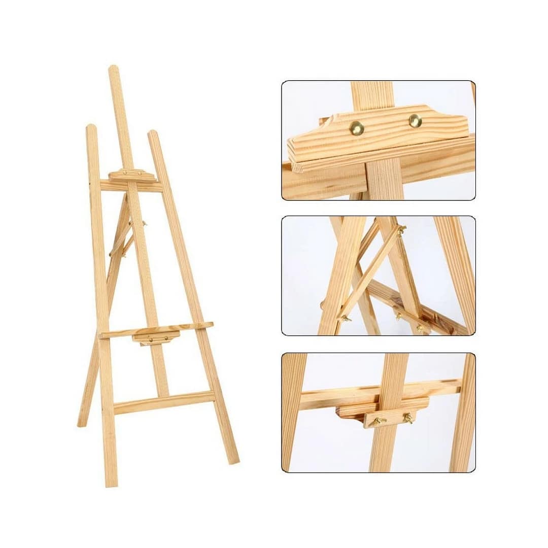 Atril De Pintor Caballete Madera Arte Óleo - Imagen 11