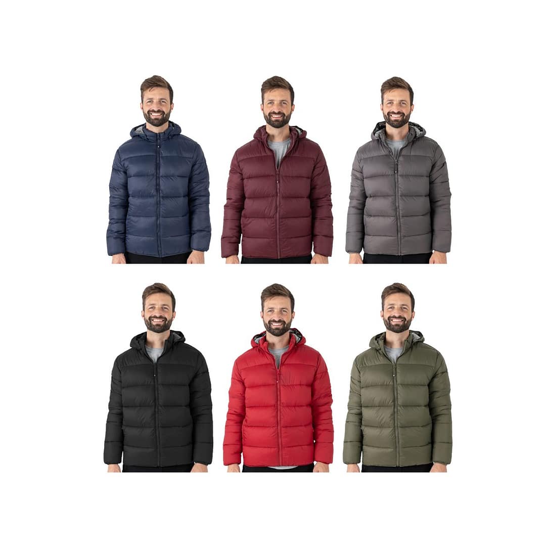 Campera Inflada Unisex Capucha Y Forro Aluminizado Super Abrigada