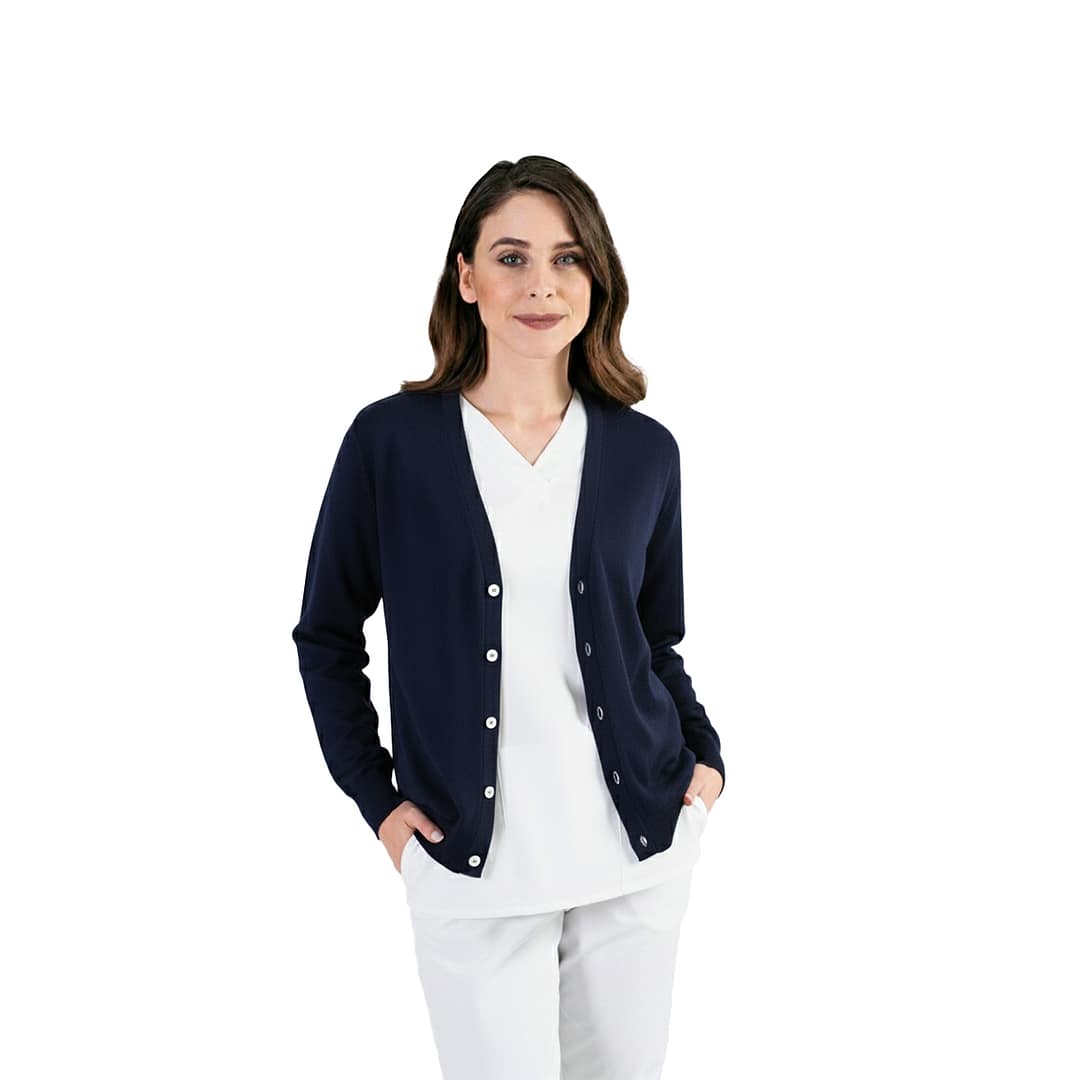 Saco Cardigan Para Médico Enfermero Unisex - Imagen 6