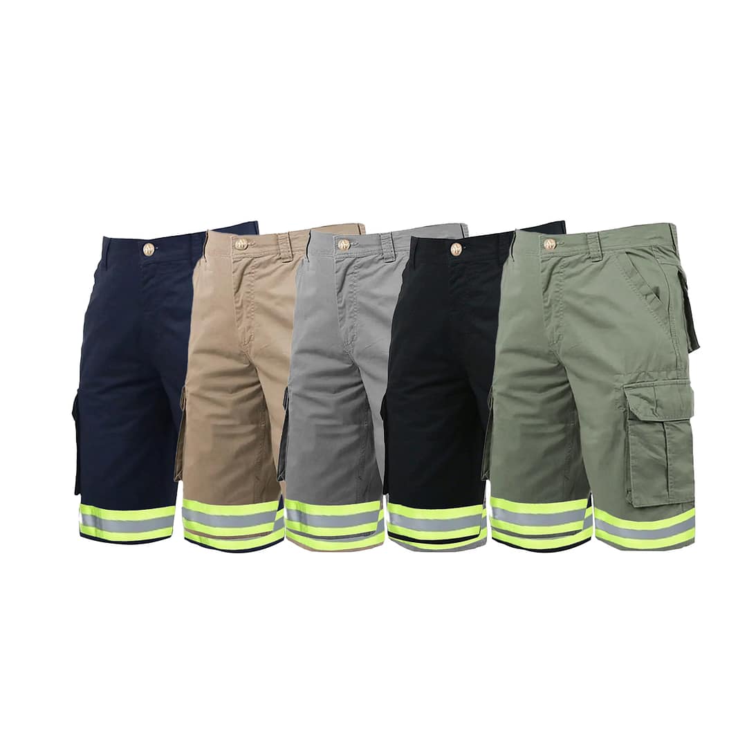 Bermuda De Trabajo Cargo Con Reflectivo Pack X2 - Imagen 8