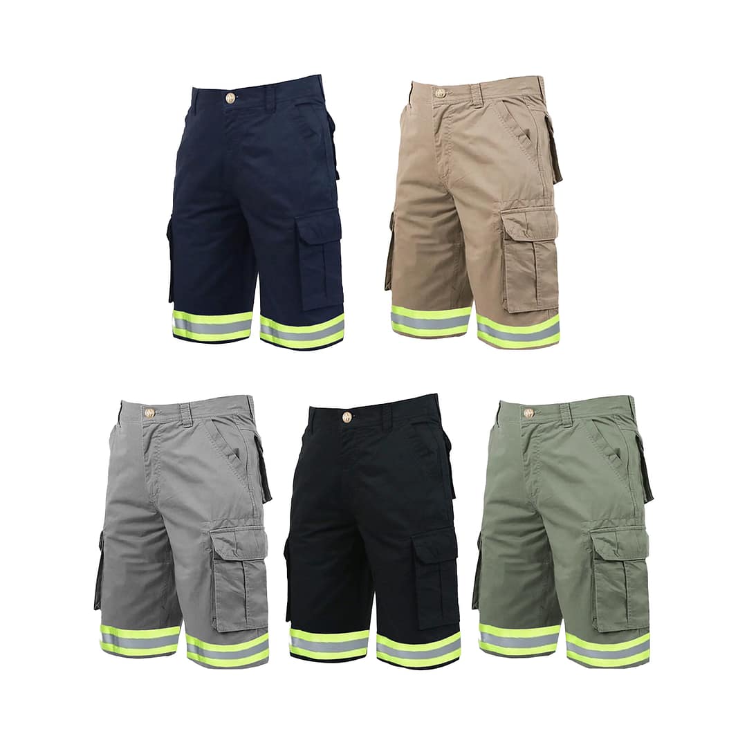 Bermuda De Trabajo Cargo Con Reflectivo Pack X2 - Imagen 2