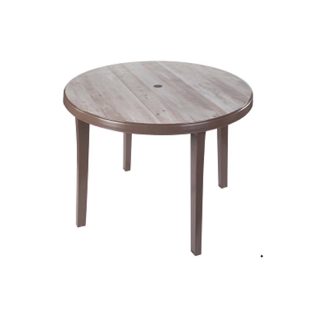 Mesa De Plástico Jardín Patas Desmontables Hawai Grosfillex - Imagen 4