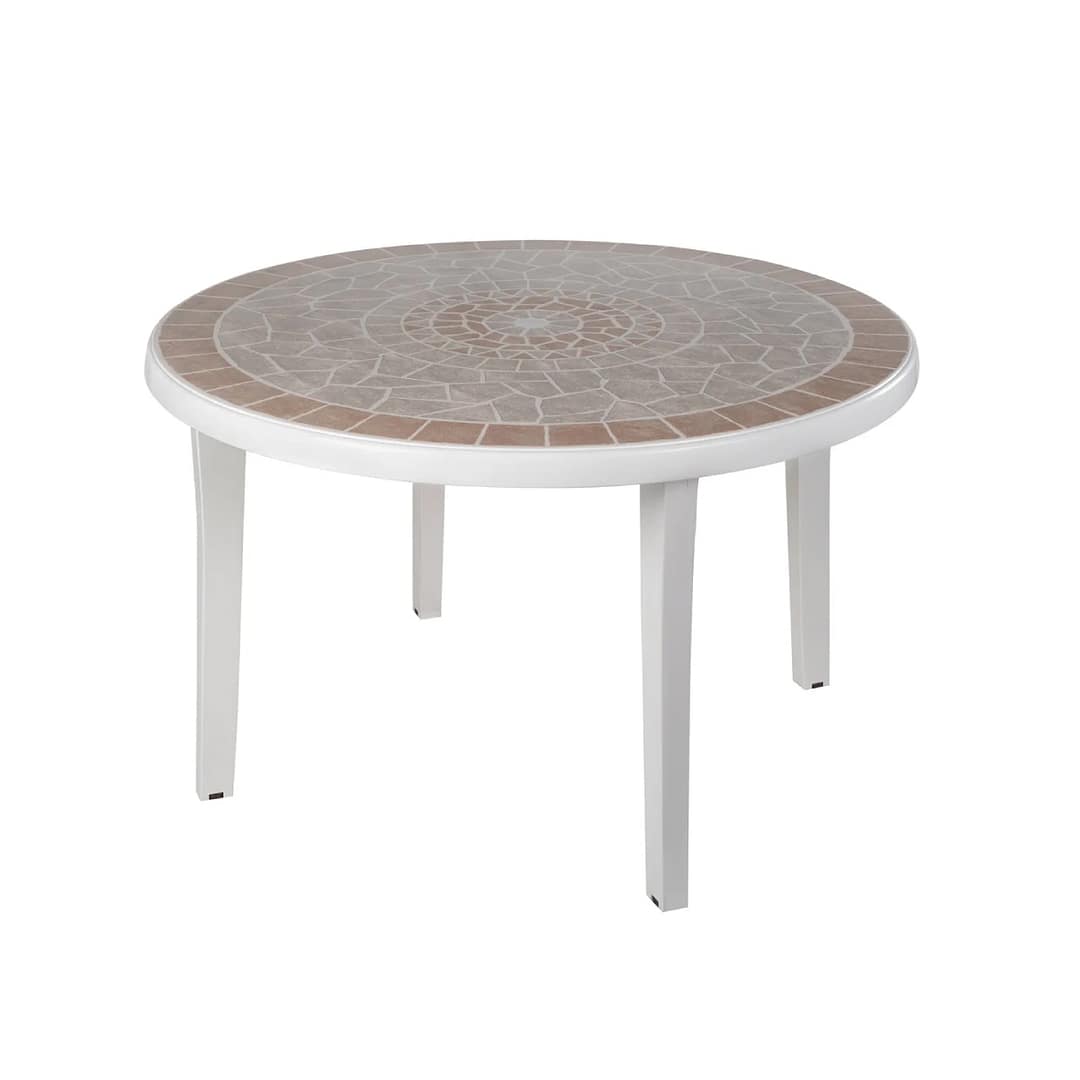 Mesa De Plástico Jardín Patas Desmontables Hawai Grosfillex - Imagen 3