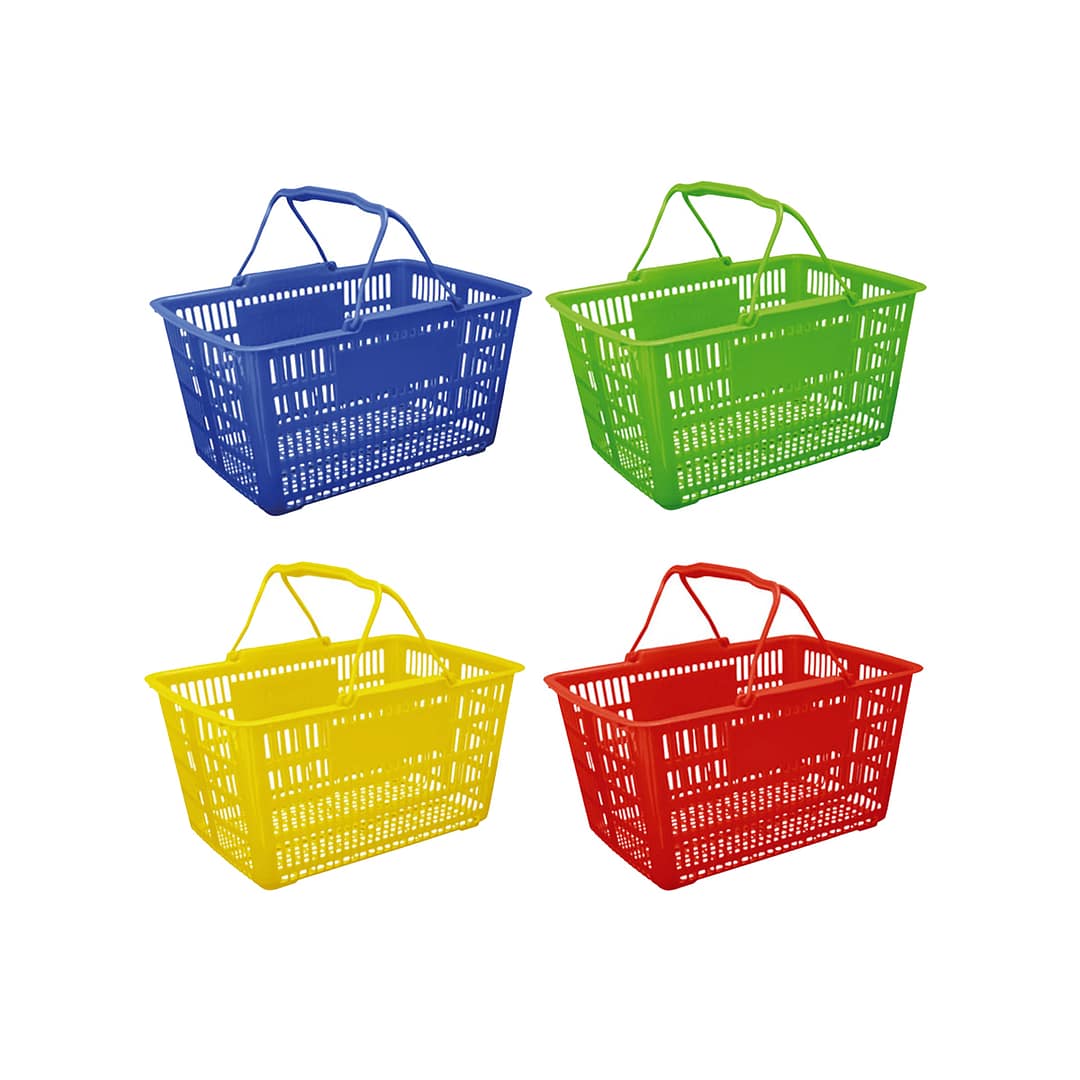 Canasto Cesto Supermercado Tienda Colores Varios