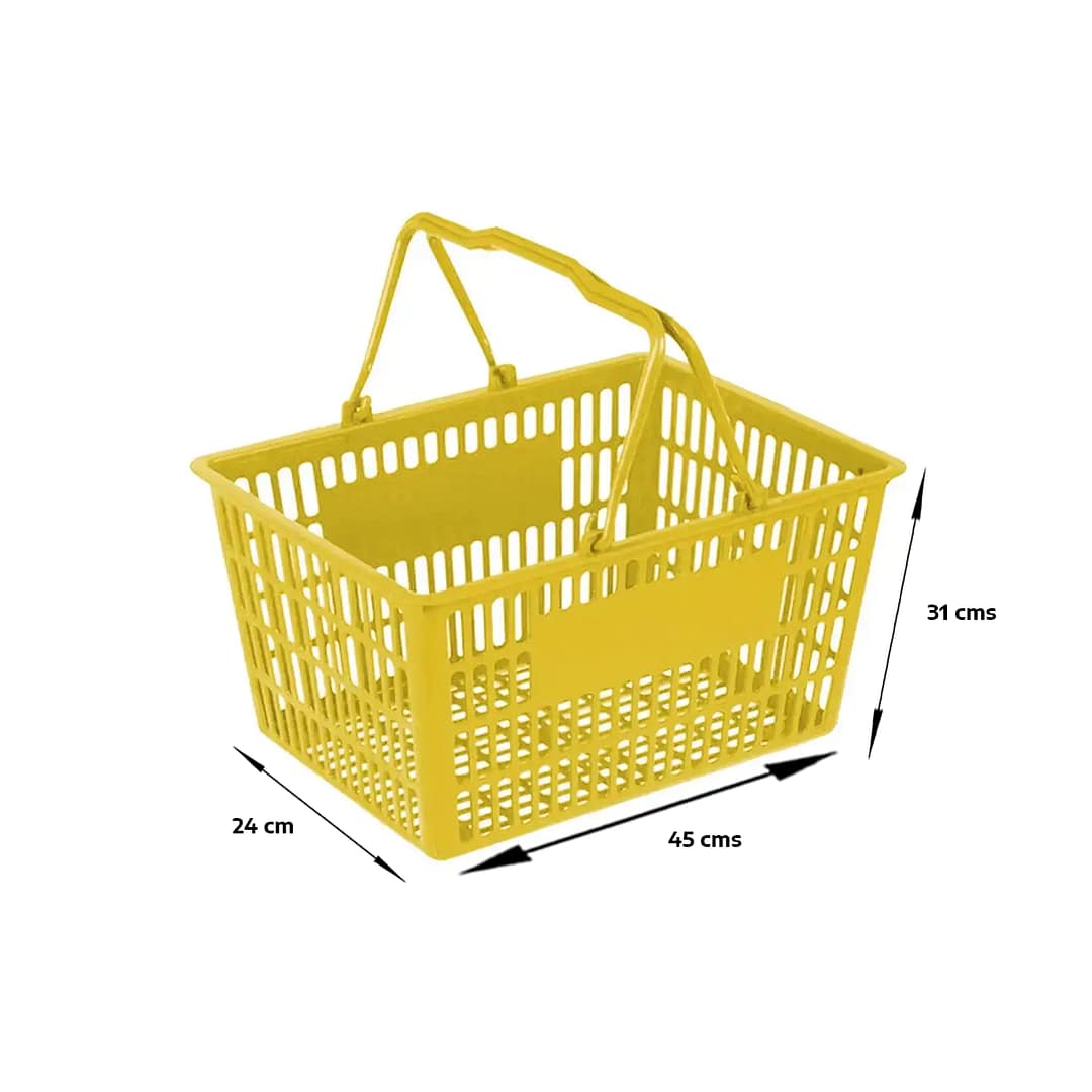 Canasto Cesto Supermercado Tienda Colores Varios - Imagen 2