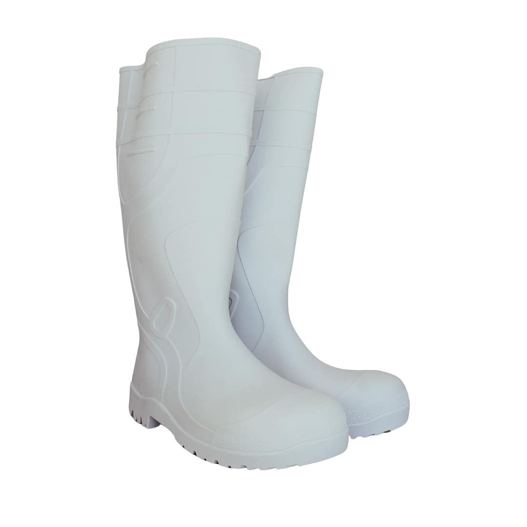 Bota Lluvia Pvc Trabajo Blanca Frigorífico Carnicería Bracol