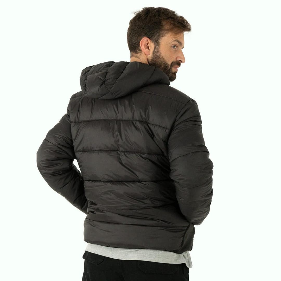 Campera Inflada Unisex Capucha Y Forro Aluminizado Super Abrigada - Imagen 5