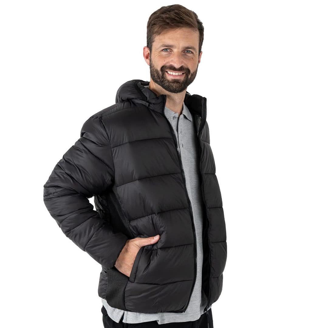 Campera Inflada Unisex Capucha Y Forro Aluminizado Super Abrigada - Imagen 2
