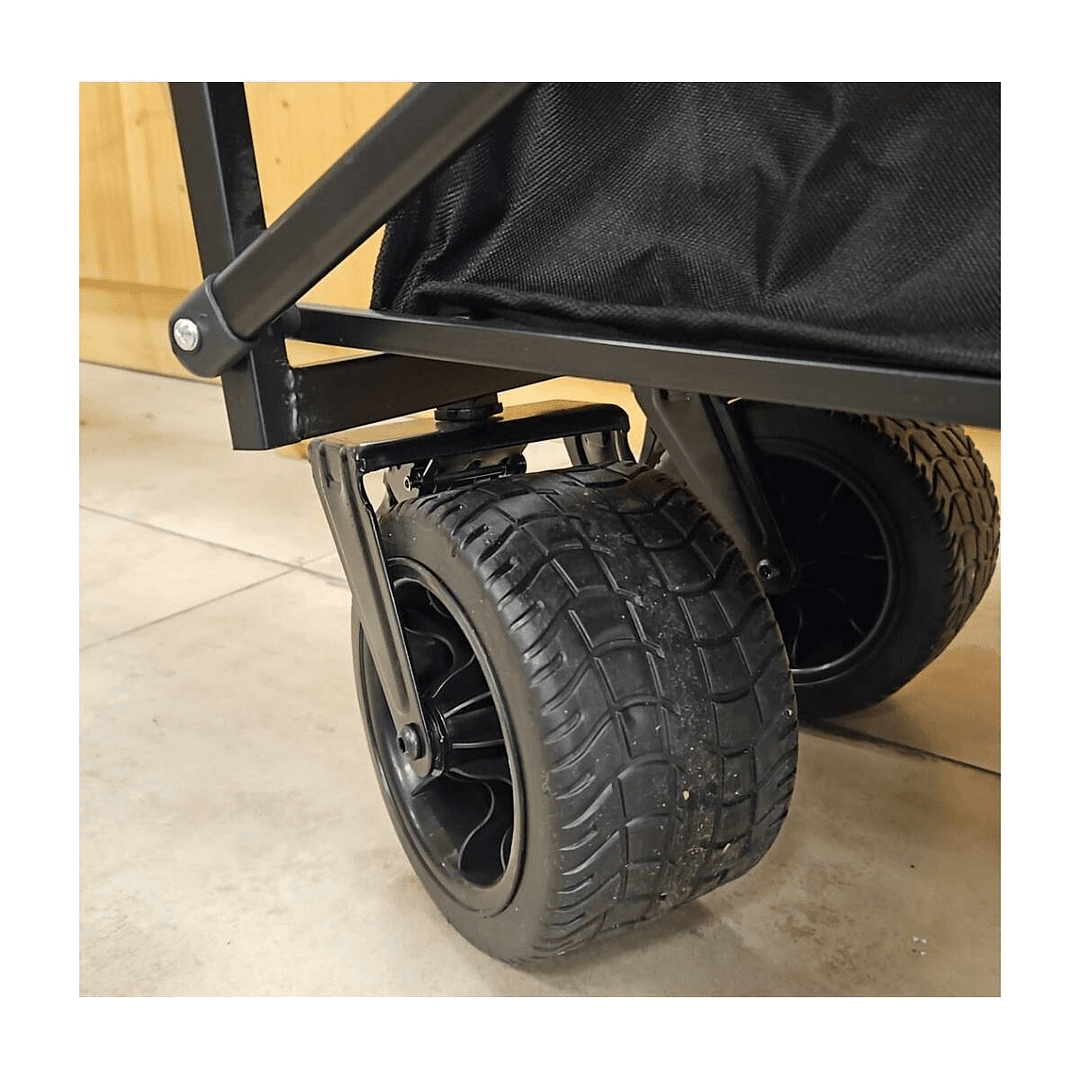 Carro Plegable Reforzado 130kg Carrito Compras Camping Playa - Imagen 7