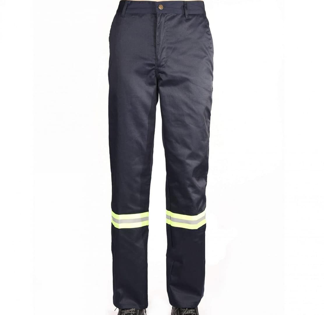 Pantalón De Trabajo Azul Cinta Reflectiva