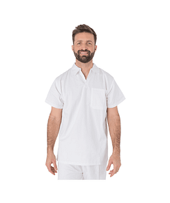 Casaca Frigorífico Blanco Manga Corta