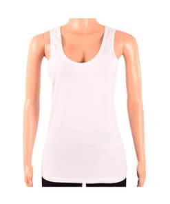 Musculosa De Dama Color Blanco