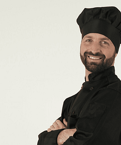 Alternative view of Cofia Gorro Cocinero Chef Cocina