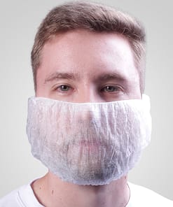 Protector Descartable De Barba TNT Pack 100u MundoTrabajo