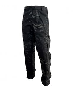 Pantalón camuflado negro best sale