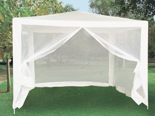 Gazebo Carpa Con Mosquitero Blanco 3x3x2.50 - Imagen 3
