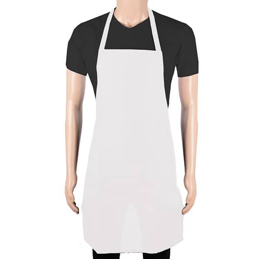 Delantal Cocinero Chef Tela Blanco