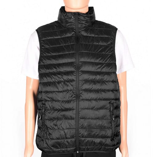 Chaleco Inflado Premium Negro Hombre