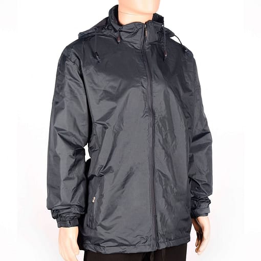 Campera De Nylon Forro Polar Hombre Azul Marino - Imagen 2