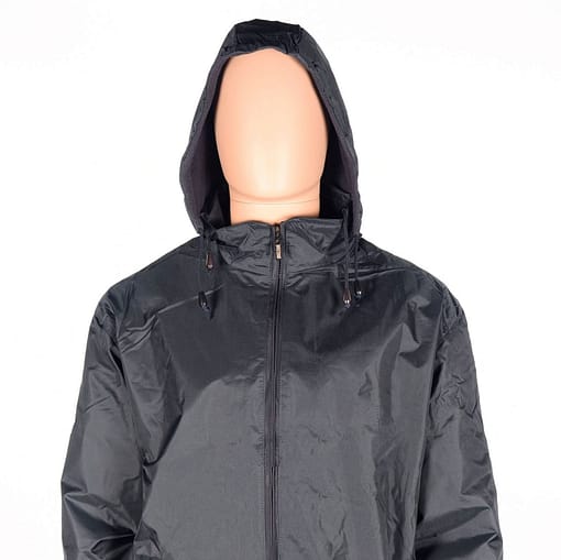 Campera De Nylon Forro Polar Hombre Azul Marino - Imagen 3