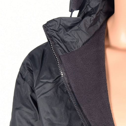 Campera De Nylon Forro Polar Hombre Azul Marino - Imagen 4