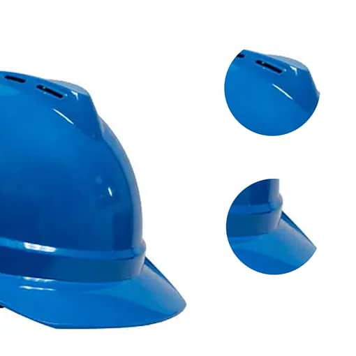 Casco De Seguridad EvoIII Con Arnés Azul - Imagen 5