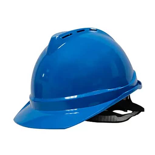 Casco De Seguridad EvoIII Con Arnés Azul - Imagen 3