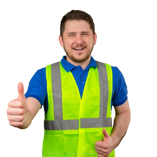 Chaleco Reflectivo Fluo Reglamentario De Seguridad X10 - Imagen 5