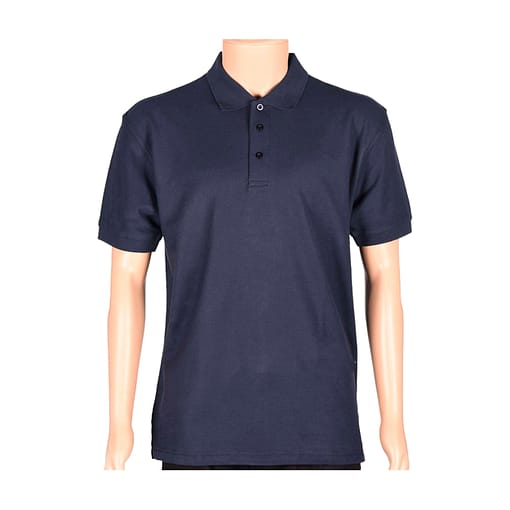 Remera Polo Manga Corta Hombre Azul Marino