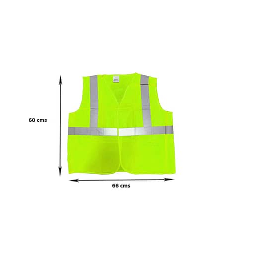 Chaleco Reflectivo Reglamentario Seguridad Fluor Moto Auto - Imagen 2