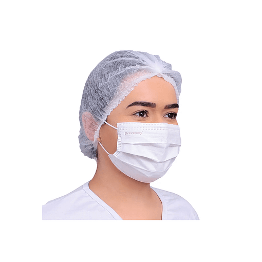 Cofia Blanca Descartable Pack 100u MundoTrabajo