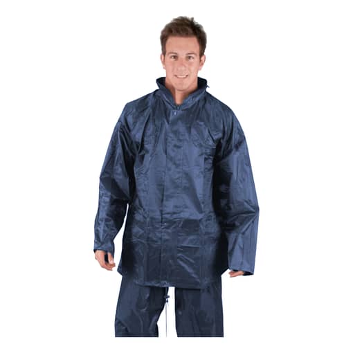 Equipo De Lluvia Impermeable PVC Azul
