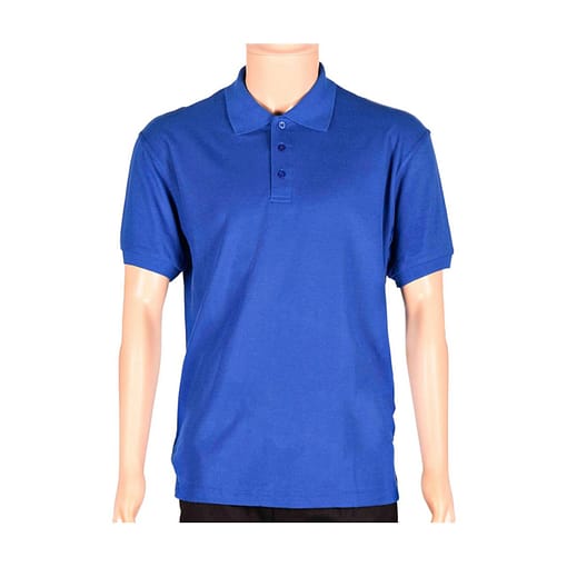 Remera Polo Manga Corta Hombre Azul Francia