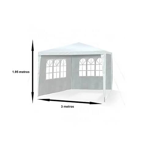 Pack 2 Paredes Cortinas Para Gazebos - Imagen 2