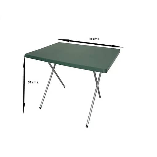 Mesa Camping Plegable Aluminio 80X60 - Imagen 2