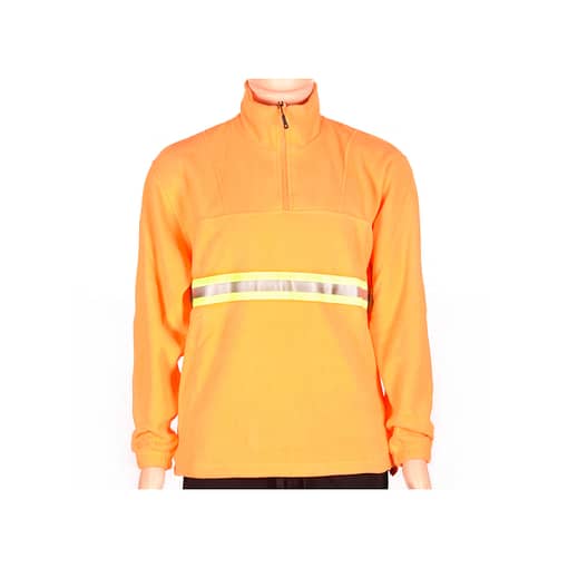 Buzo Polar Con Reflectivo Color Naranja