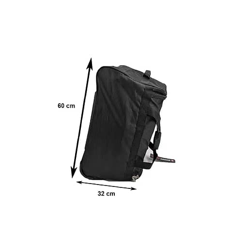 Bolso Con Carro Swiss Armor Negro - Imagen 2