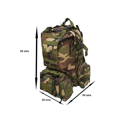 Mochila Táctica Militar Camping 70Lts - Imagen 2