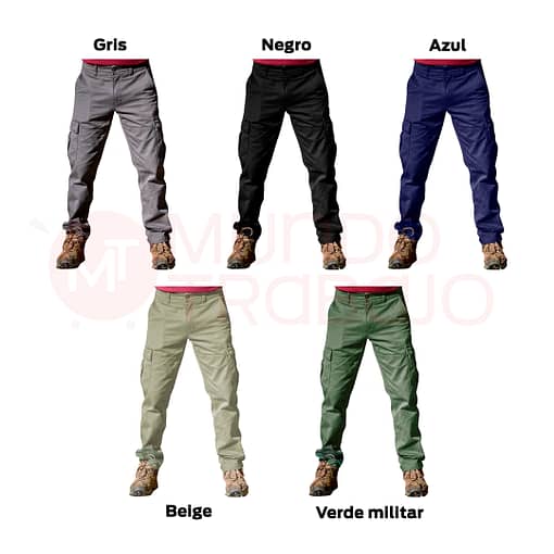 Pantalón Cargo De Trabajo Reforzado Negro - Imagen 2