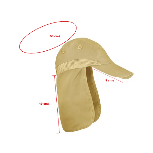 Gorro Cubre Nuca Premium Colores Varios - Imagen 2